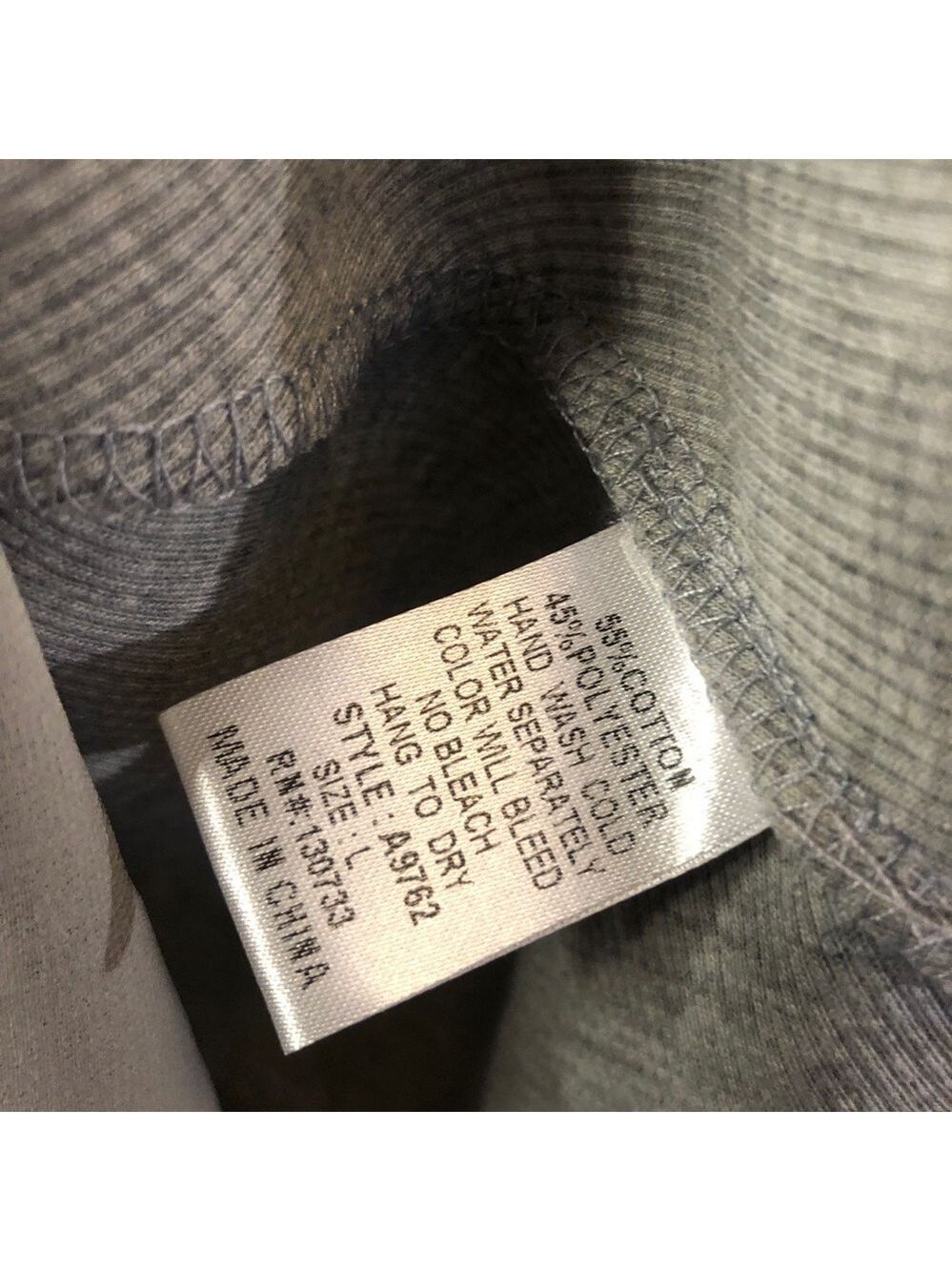 Umgee Gray Ruffle Hem Tank Top sz Large - Picture 8 of 8